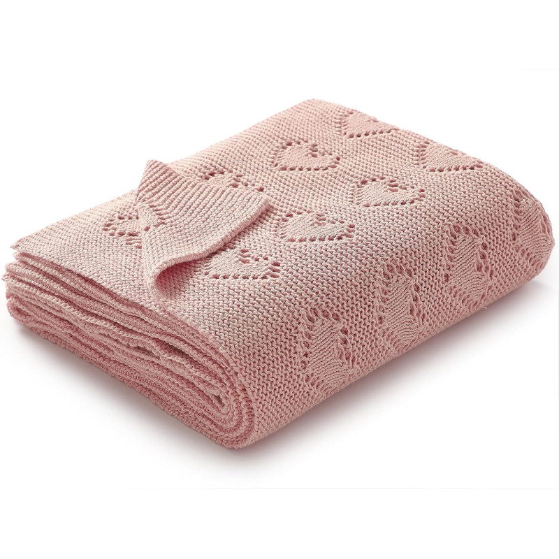 Mimixiong Knitted Baby Blanket, Currently priced at £15.99